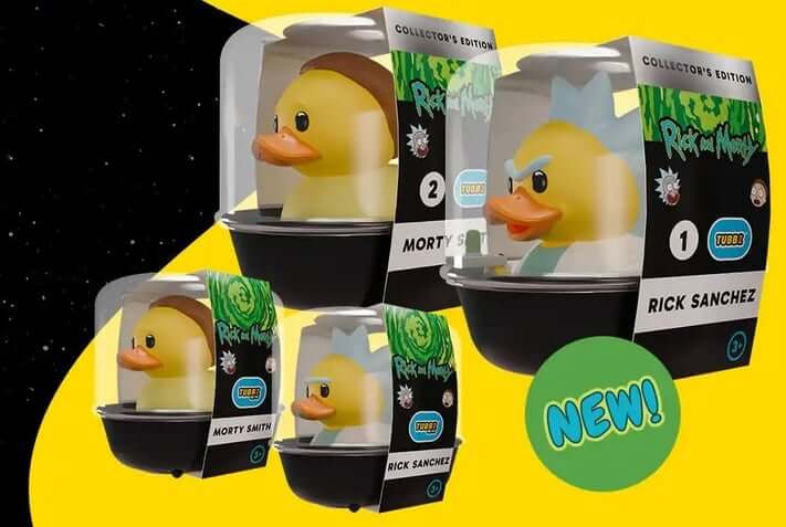 Rick and Morty Collectable range available from TUBBZ UK