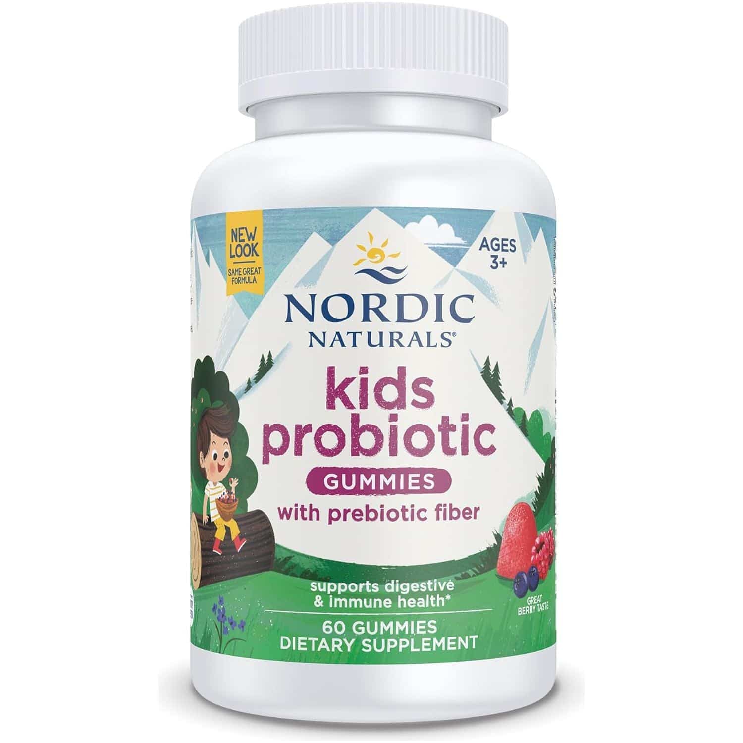 Kids Nordic Flora Probiotic Gummies Nordic Naturals probiotyk dla dzieci w żelkach