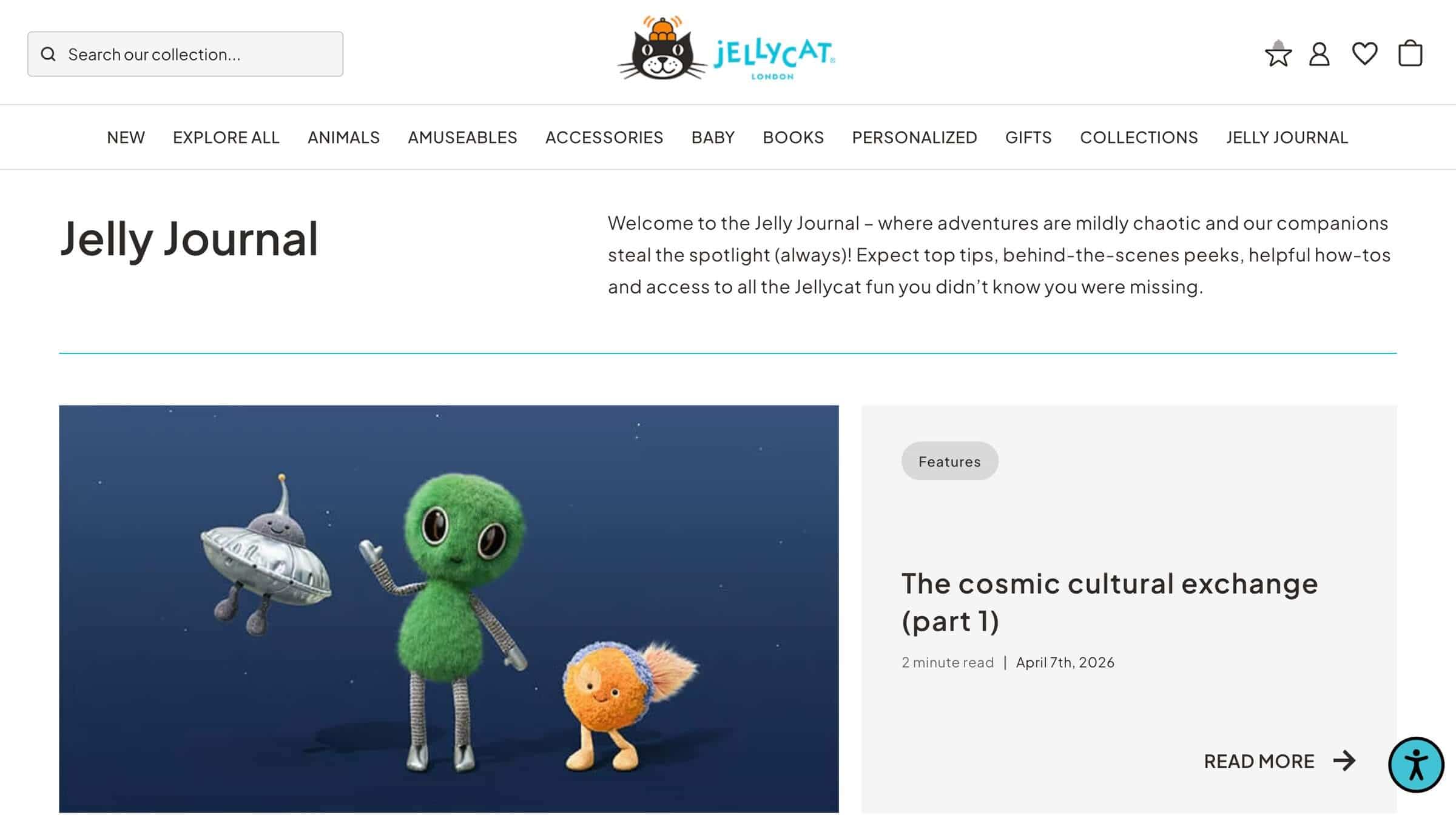 Business blog examples: Jelly Journal