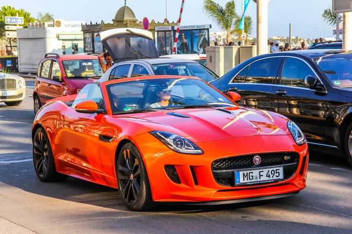 Jaguar car line overview 2021