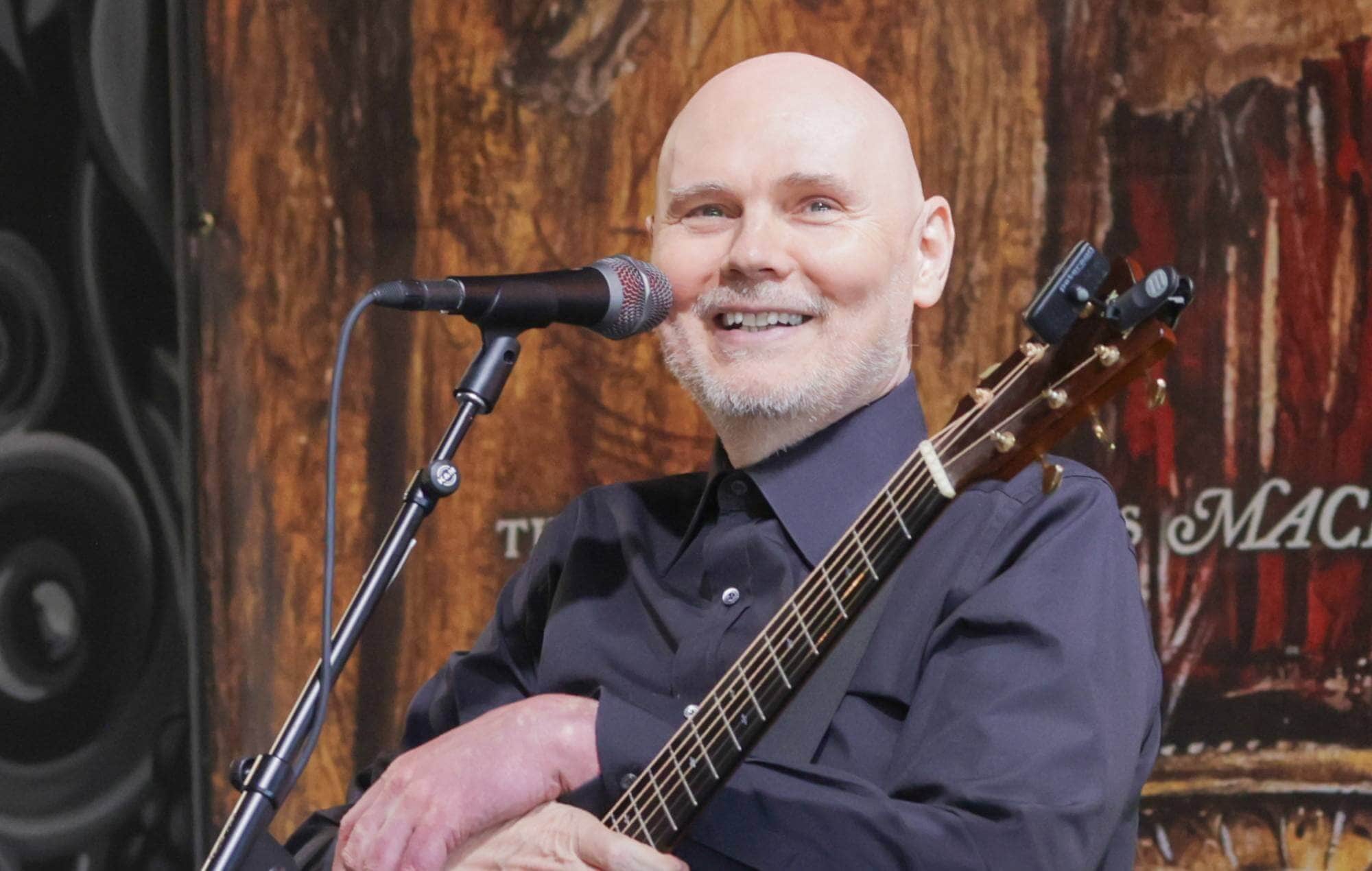 Billy Corgan speaking passionately about Joy Division’s lasting influence.