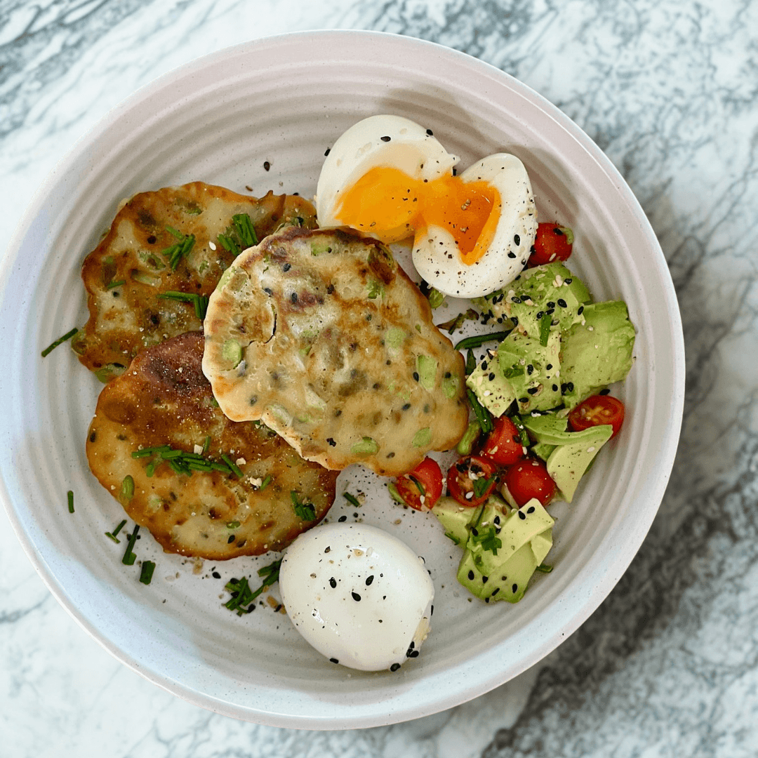 easy edamame fritters