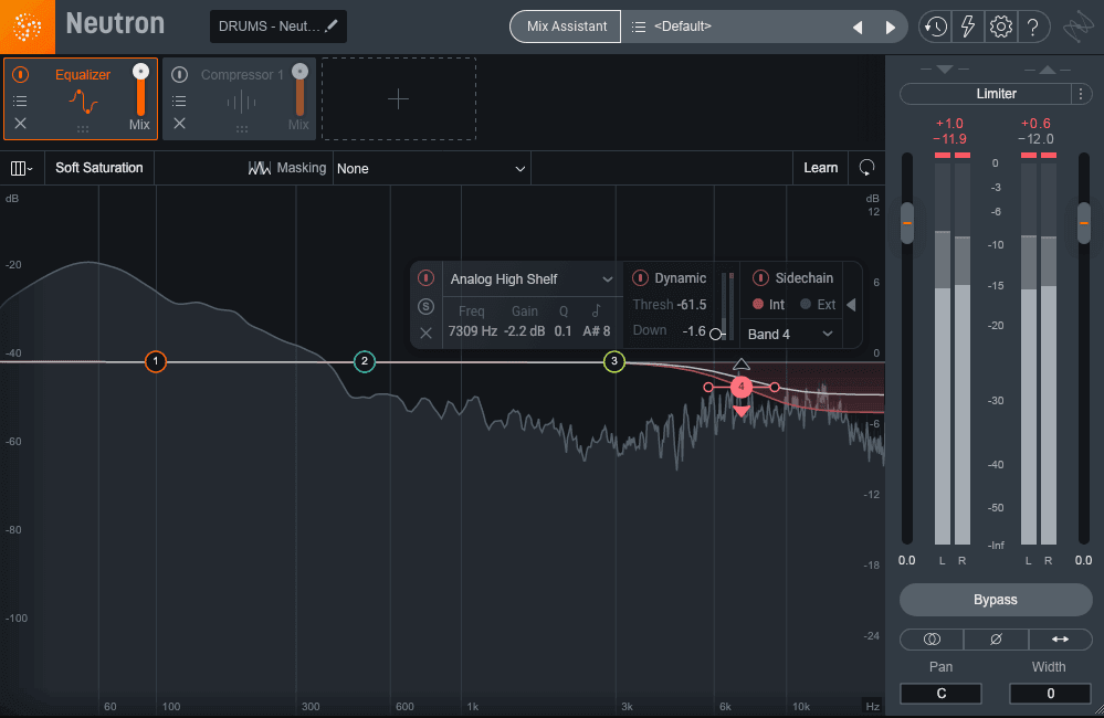Dynamic EQ in Neutron Pro