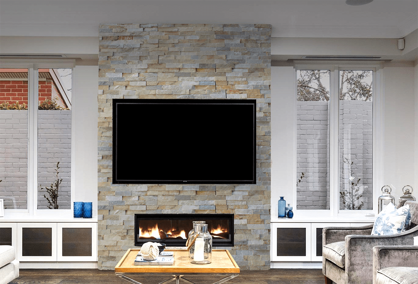 Use Oyster Quartzite Slate Cladding Tiles for Durability