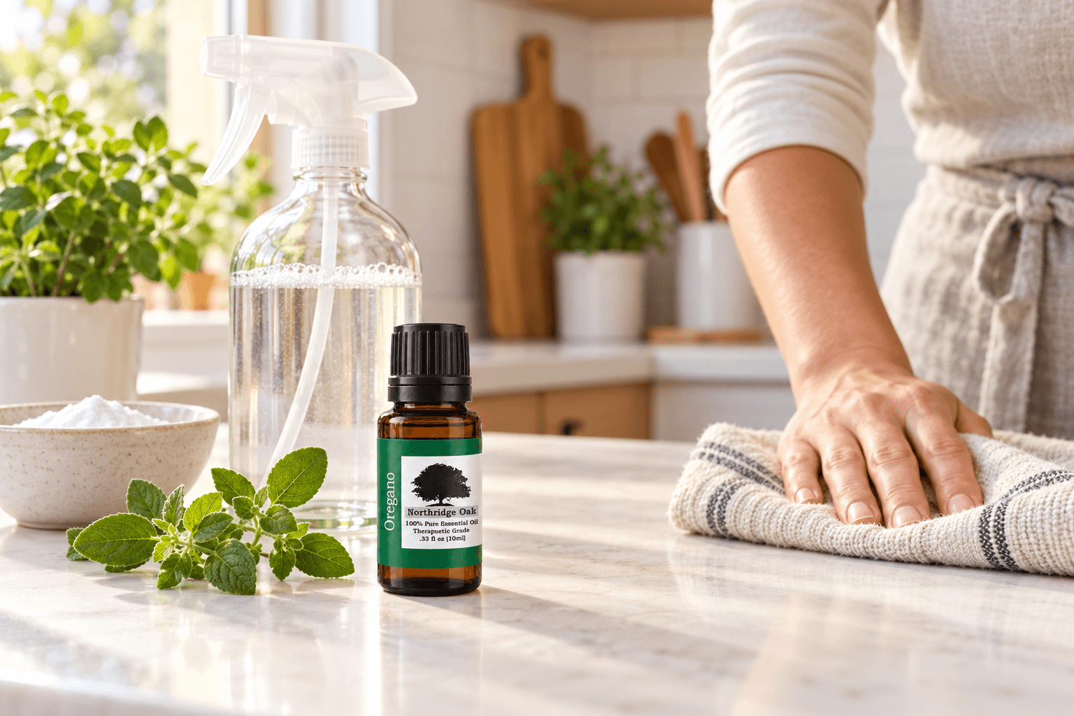 Oregano Essential Oil for Natural Cleaning: 12 Uses