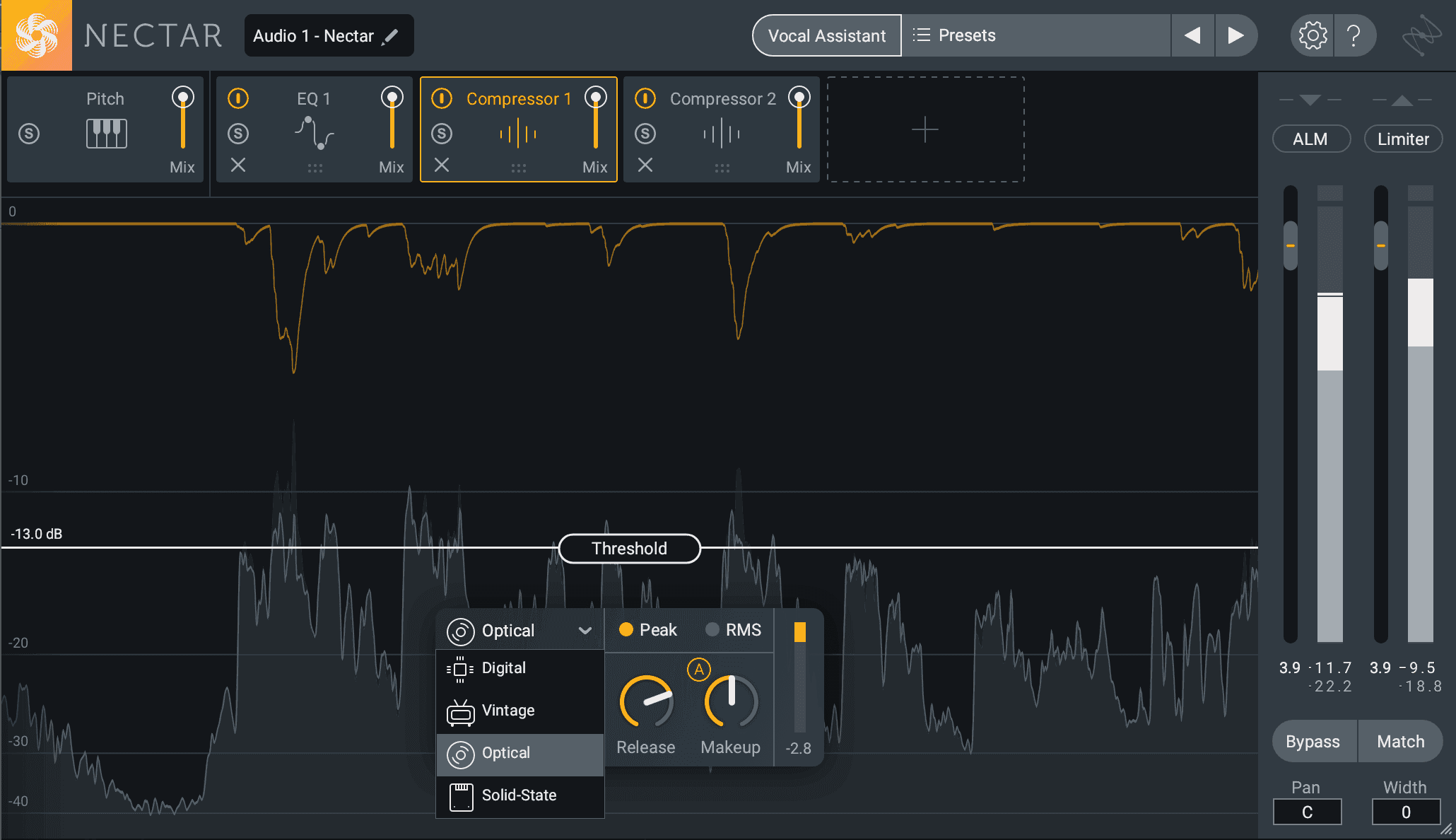 Nectar 3 Compressor modes