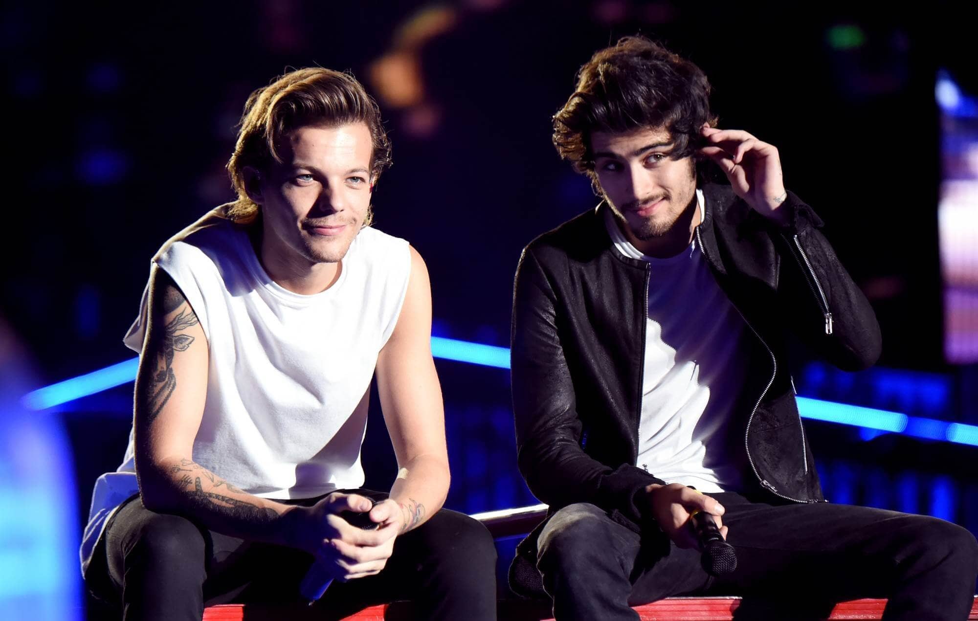 Louis Tomlinson and Zayn Malik during their One Direction years