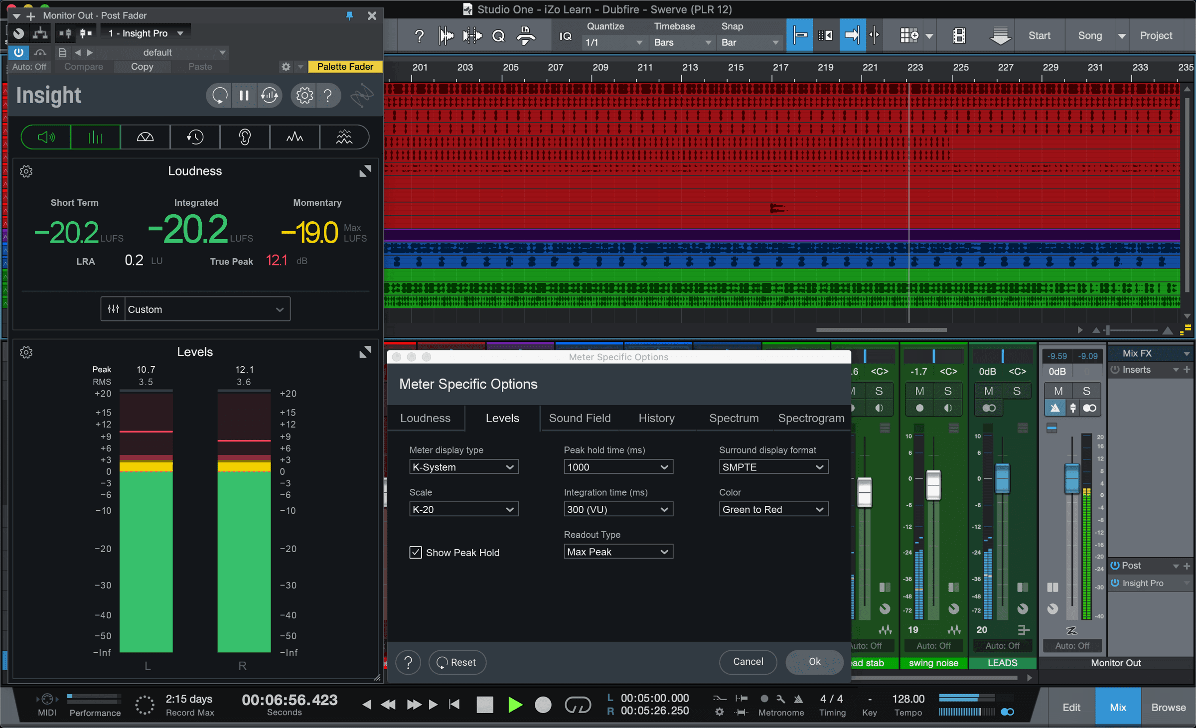 Using K-20 metering in Insight Pro