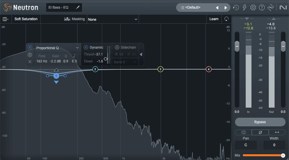 Image 15 - Dynamic EQ shown on an El bass at 162 Hz using Neutron EQ.png