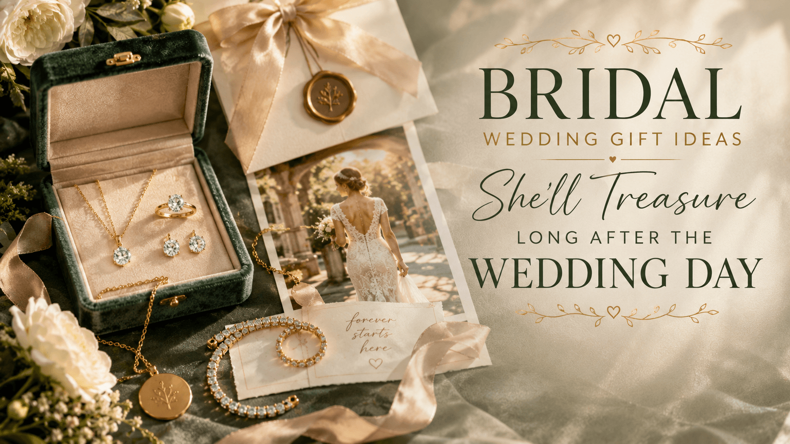 Bridal Wedding Gift Ideas She'll Treasure Long After the Wedding Day