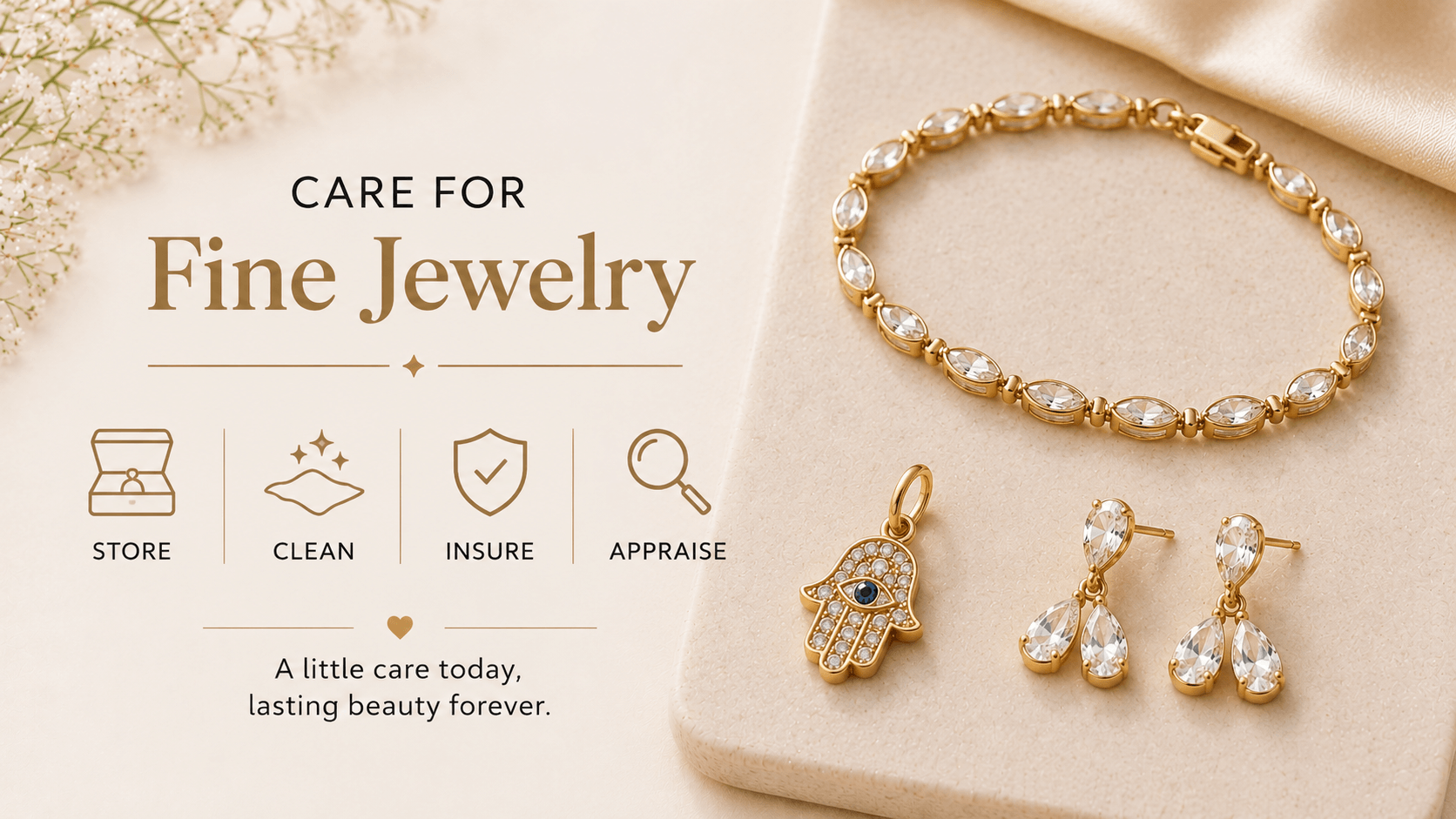 How to Care For and Protect Fine Jewelry: Storage, Cleaning, Insurance, and Appraisal
