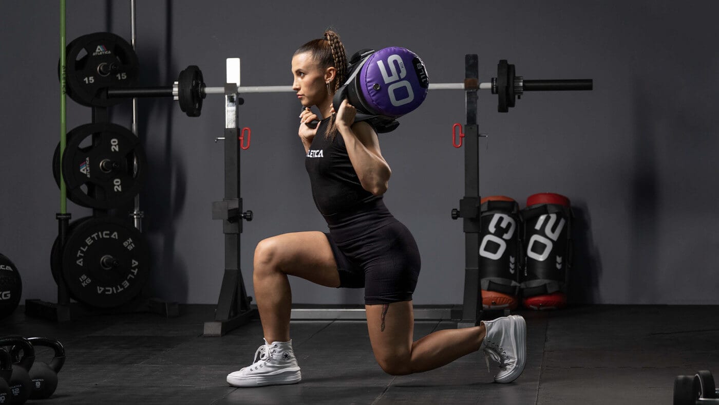 Sandsack Lunges