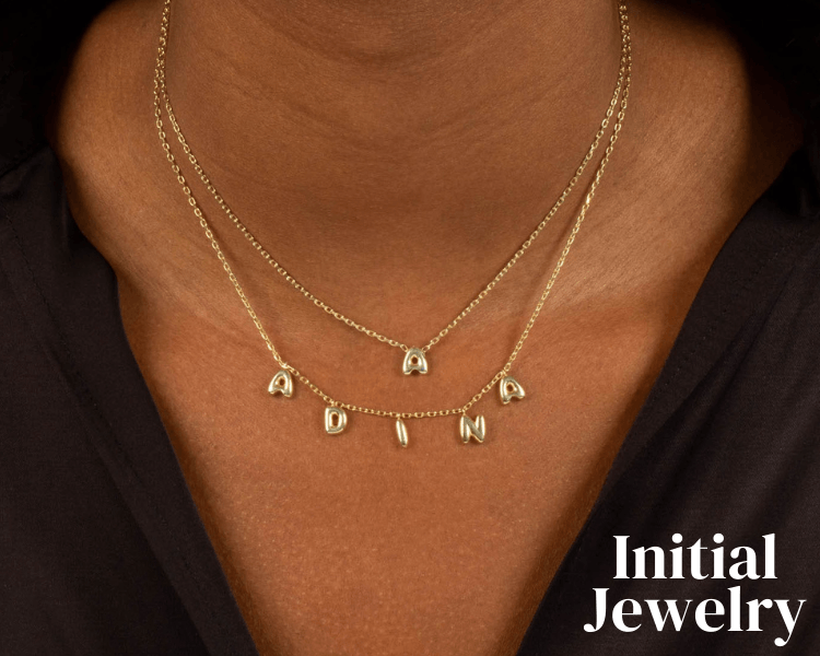 Gold Necklaces With Initials