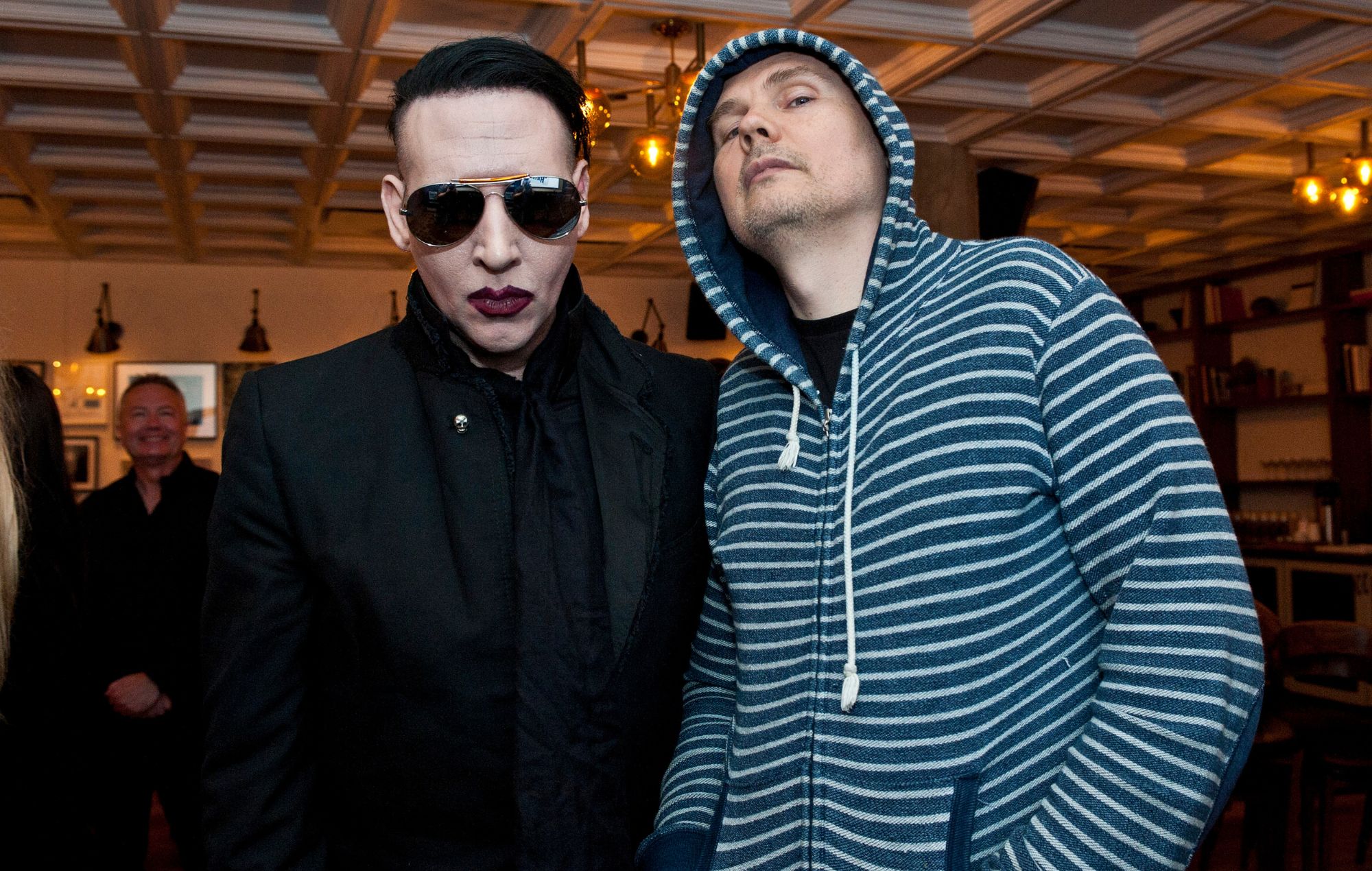 Billy Corgan and Marilyn Manson together