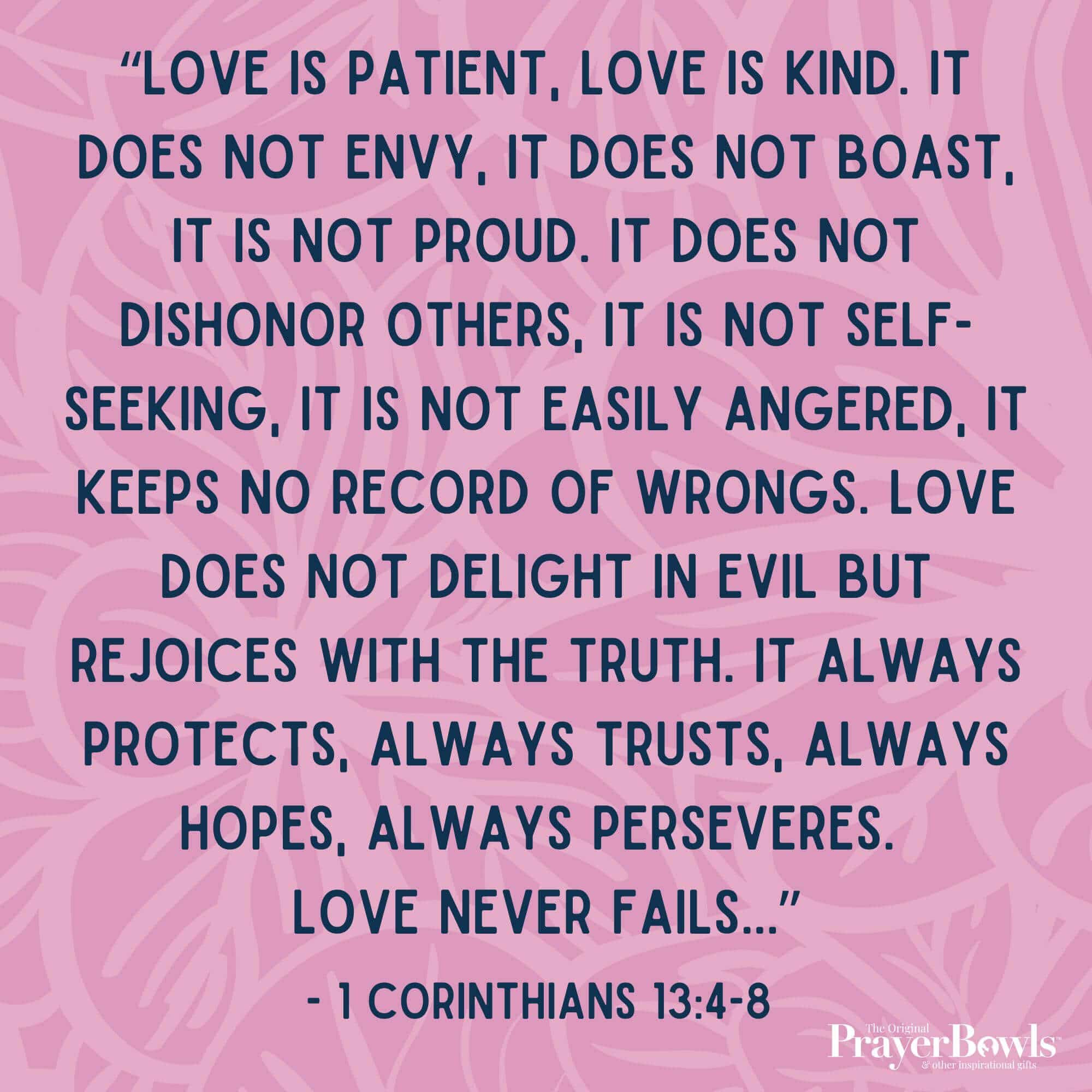 1 Corinthians 13:4-8 -Audio Prayer