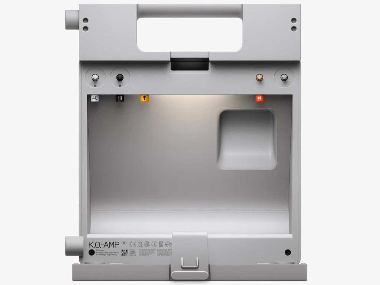 Interior of the EP-35 storage compartment with its integrated camp light