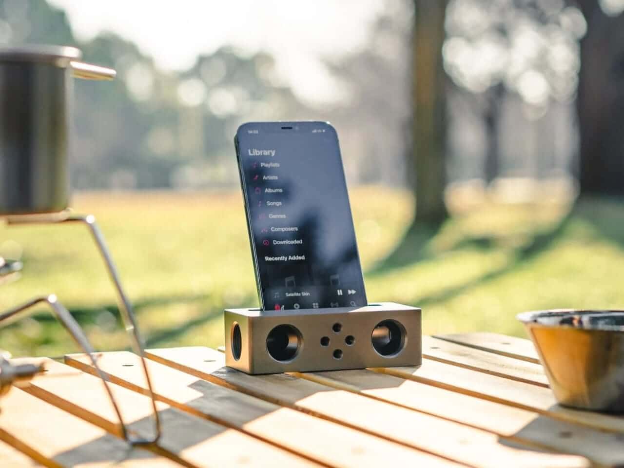 The $179 iPhone Speaker That Never Needs Charging or Pairing