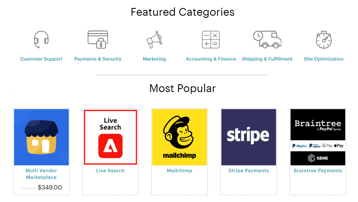 Adobe Commerce Magento app store