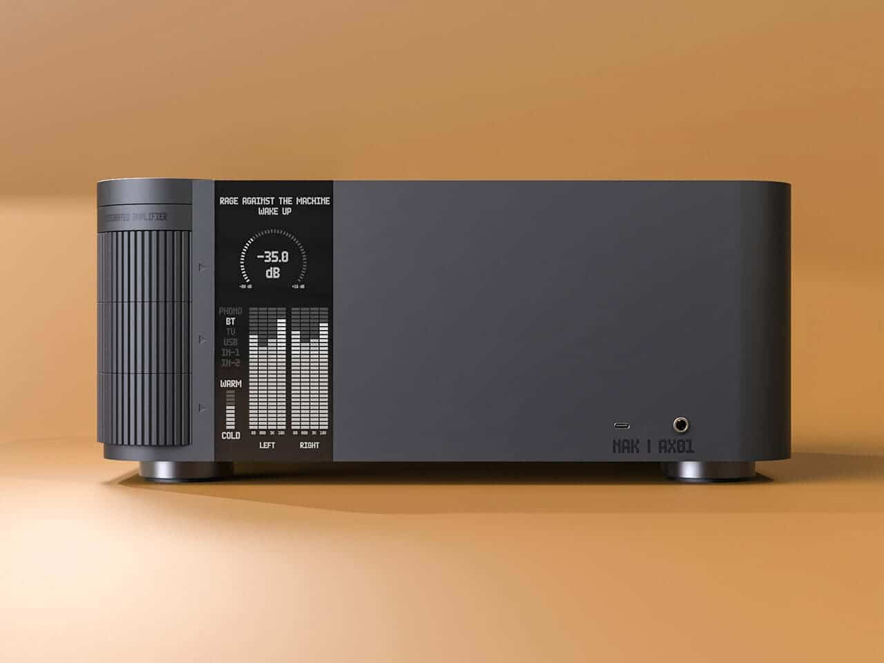 Amplifier display and control details