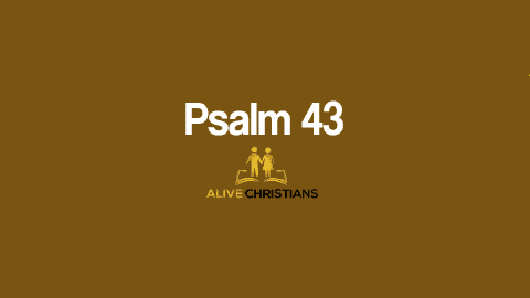 Psalm 43 KJV with Audio - Judge me, O God, and plead my