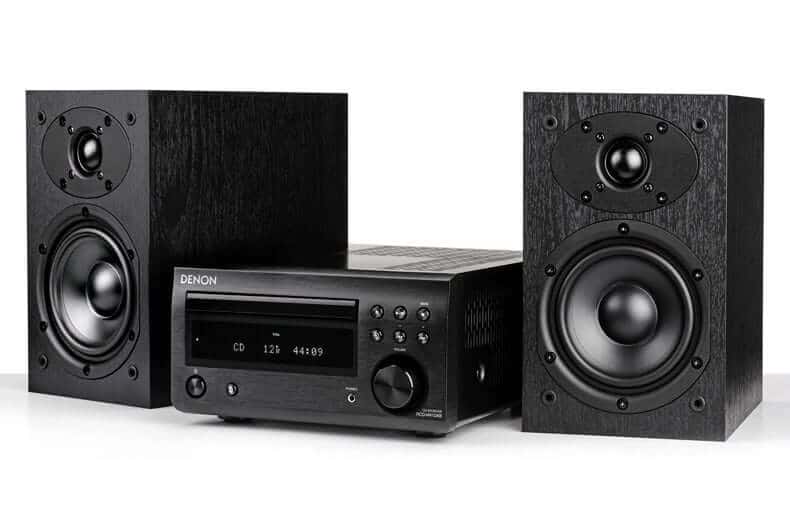 Denon D-M41DAB delivering wide soundstage