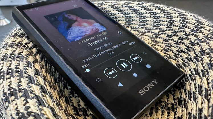 Sony NW-A306 side view