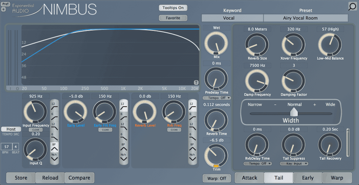Nimbus “Airy Vocal Room”