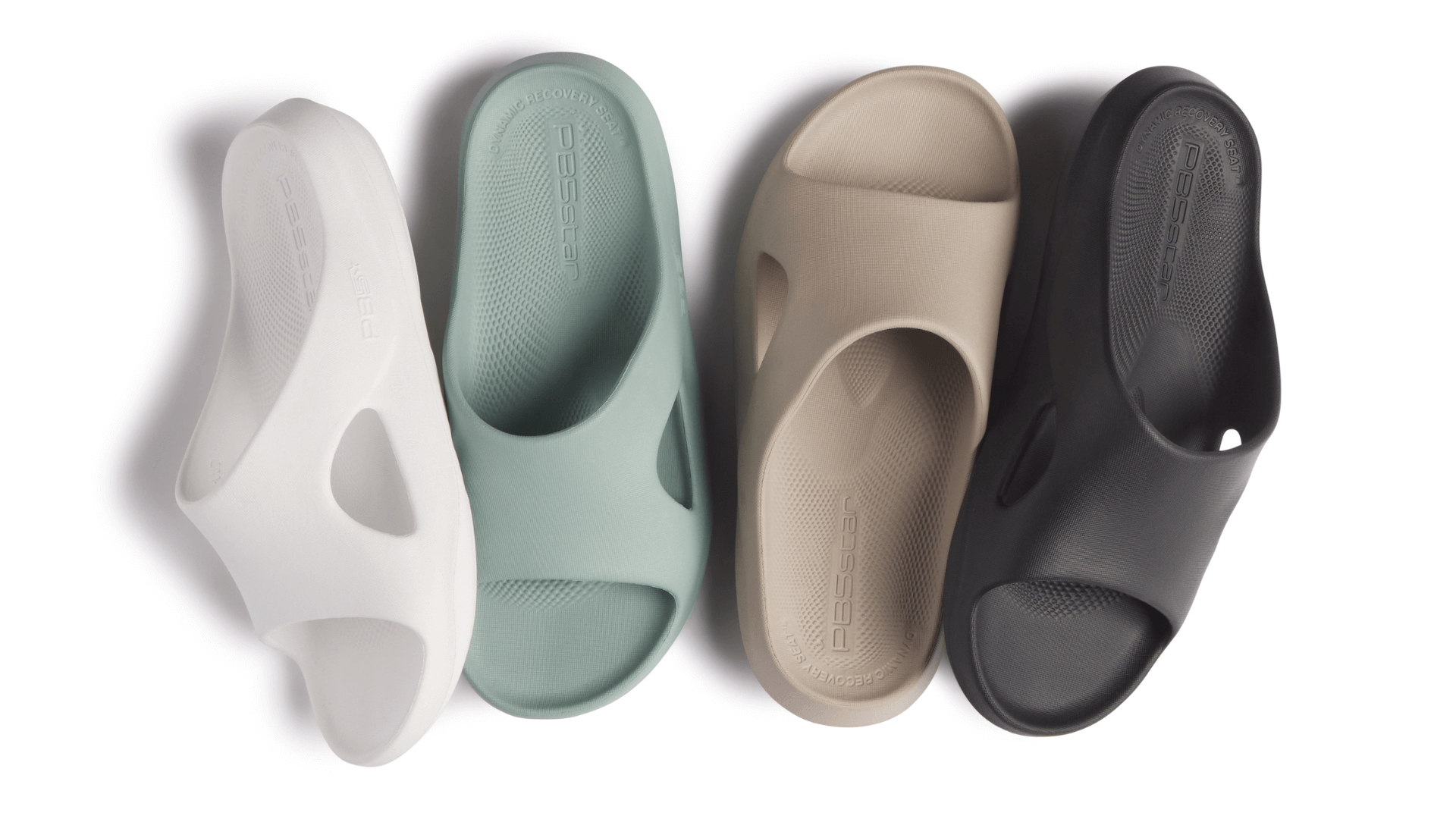 Four PB5Star slides in various colors.