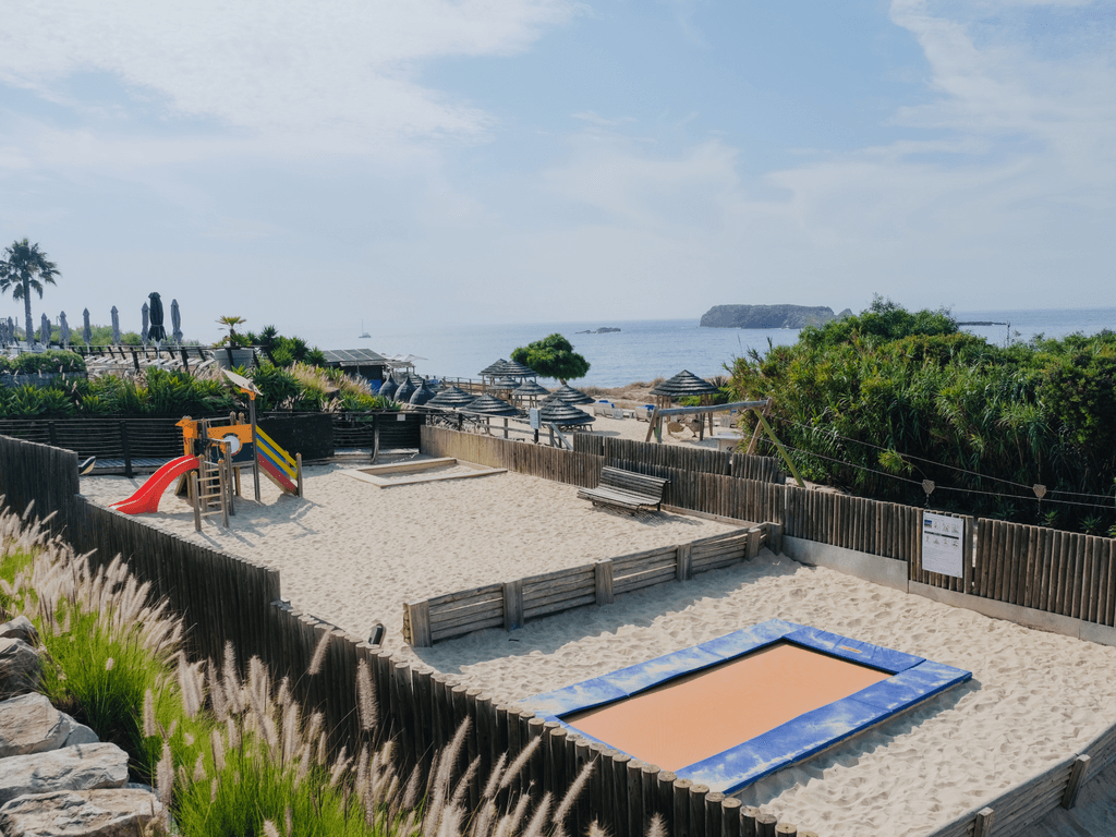Martinhal Sagres Family Resort with playgrounds next to the restaurants