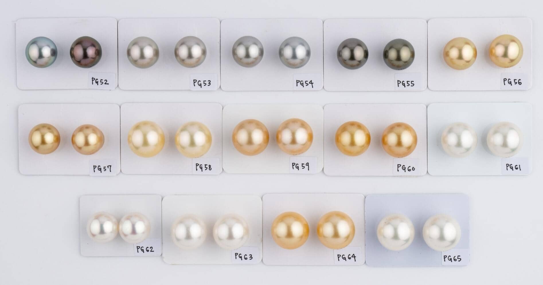 Giant Tahitian and South Sea Pearl Pairs