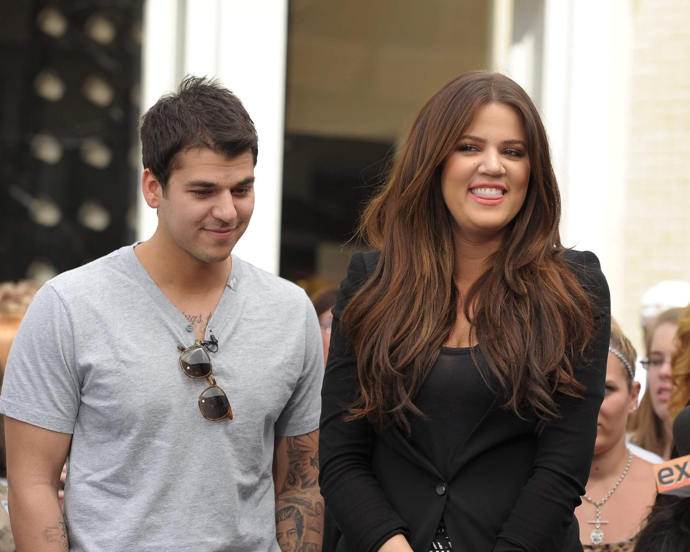 Khloé Kardashian and Rob Kardashian