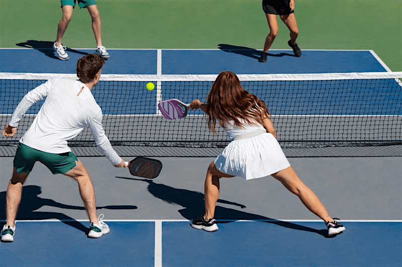 Pickleball dating app concept — singles matching through shared pickleball interest
