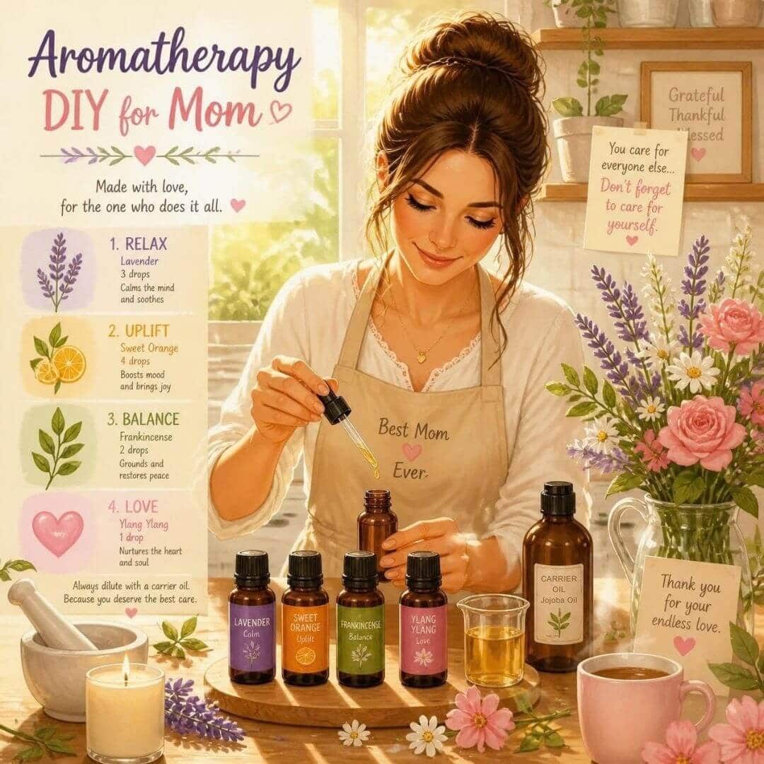 DIY aromatherapy for mom