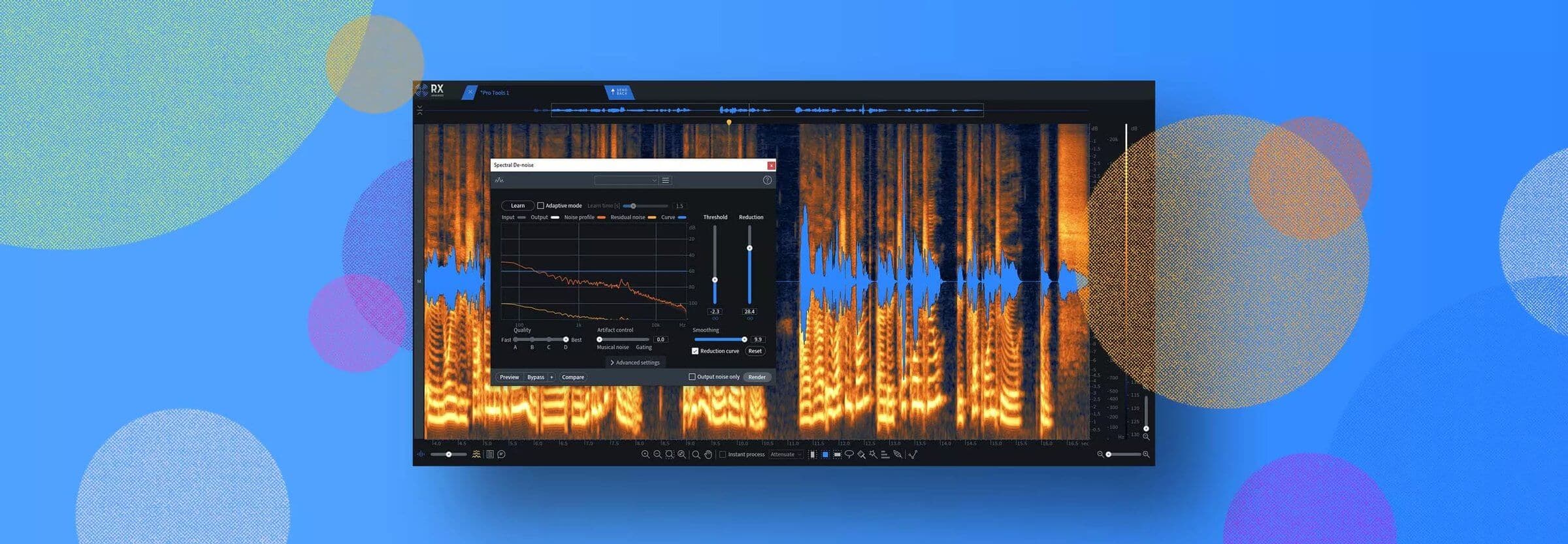 Removing High Frequency Buzz and Interference from Audio
