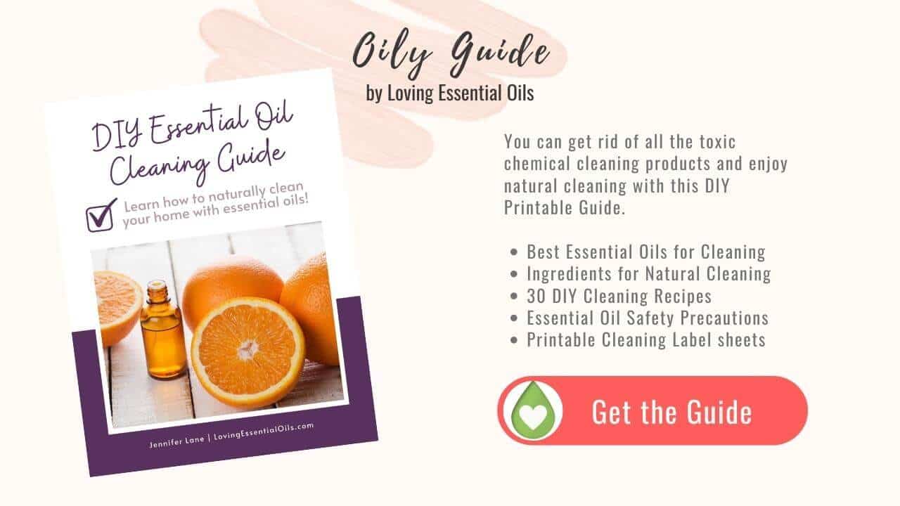 DIY cleaning guide using essential oils by Loving Essential Oils
