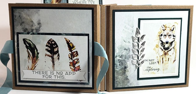 Triple Folio - Make a pair of Pacific Northwest mini books.