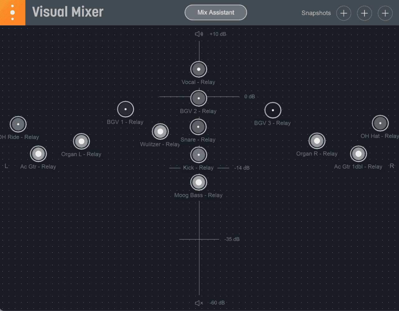 iZotope Visual Mixer