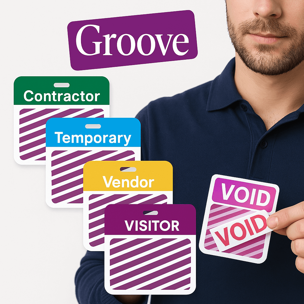 Vistor Badges Contractor Badges Expiring Badges