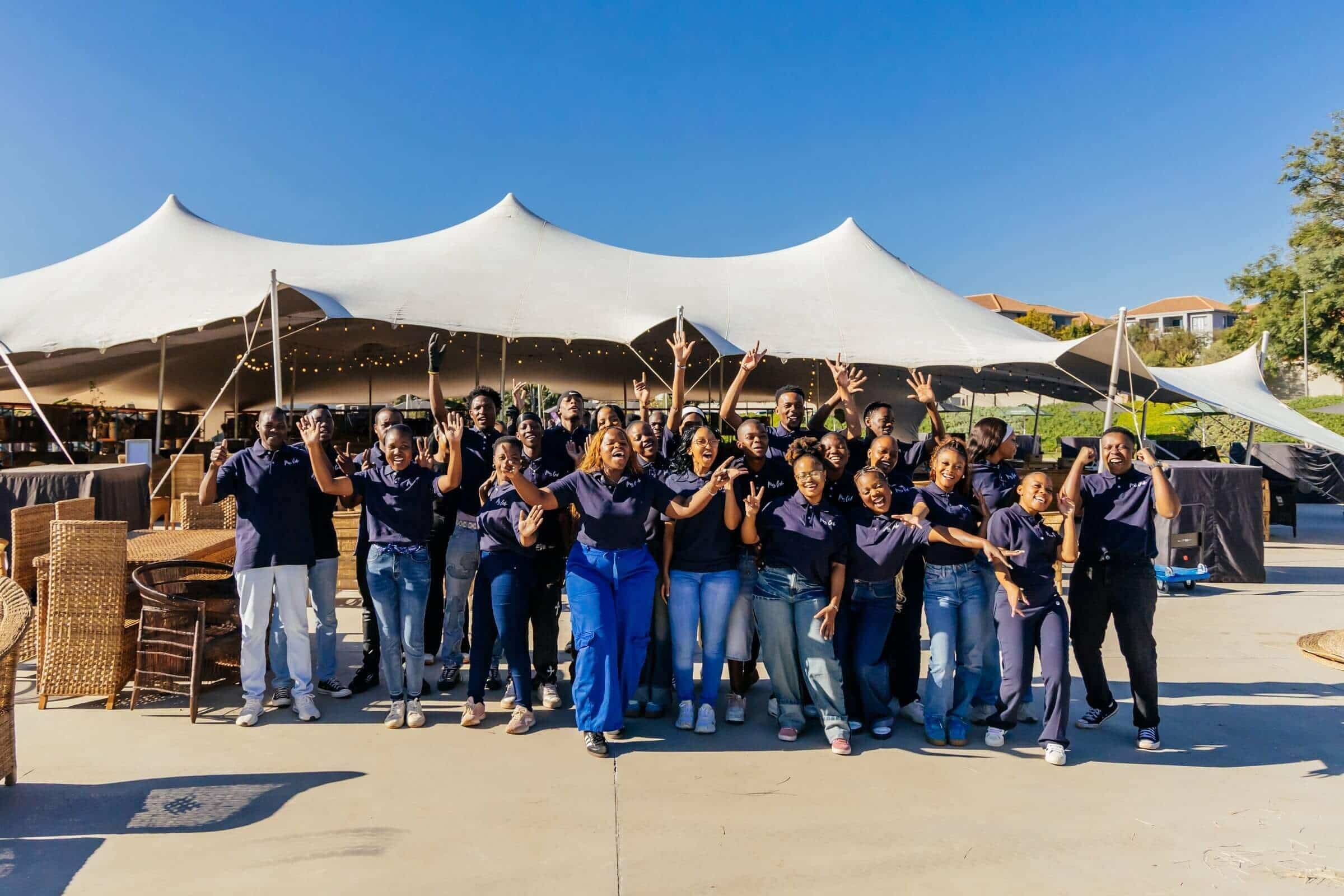 Mo's Crib team celebrating Youth Day and youth empowerment in South Africa