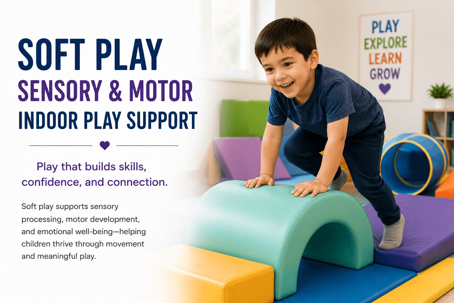 Soft Play Equipment For Sensory, Motor & Indoor Play Support