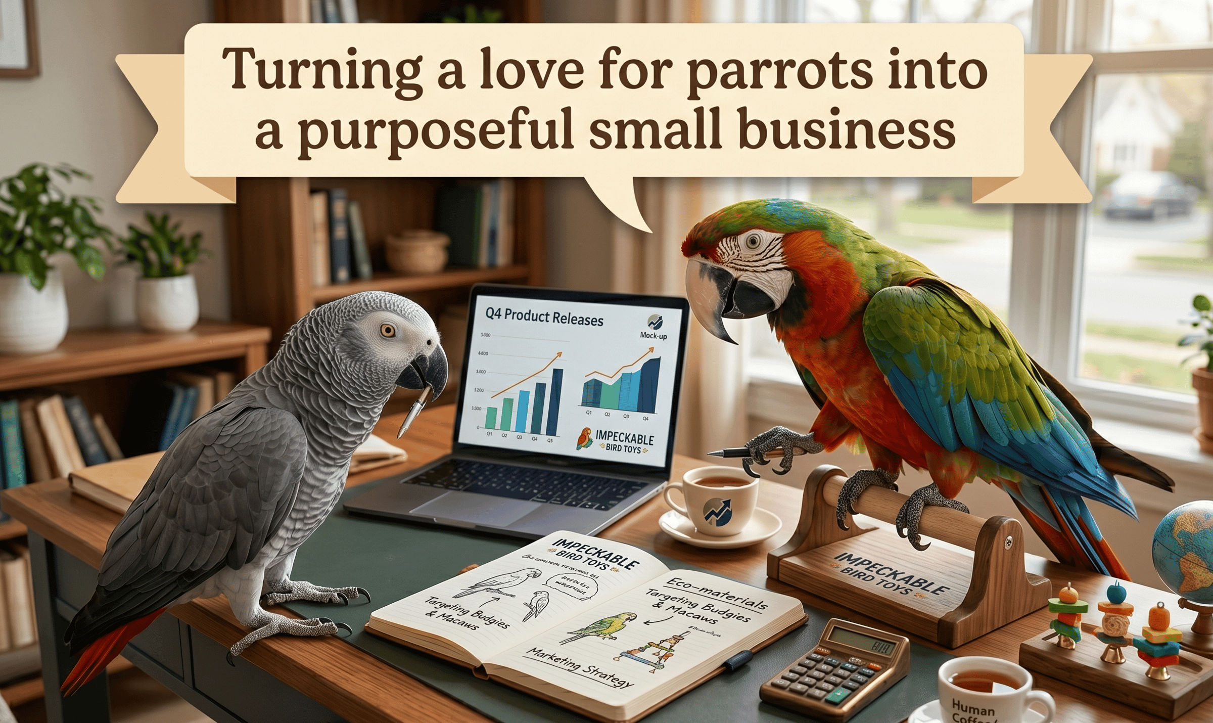 Turning a Love for Parrots Into a Purposeful Small Business