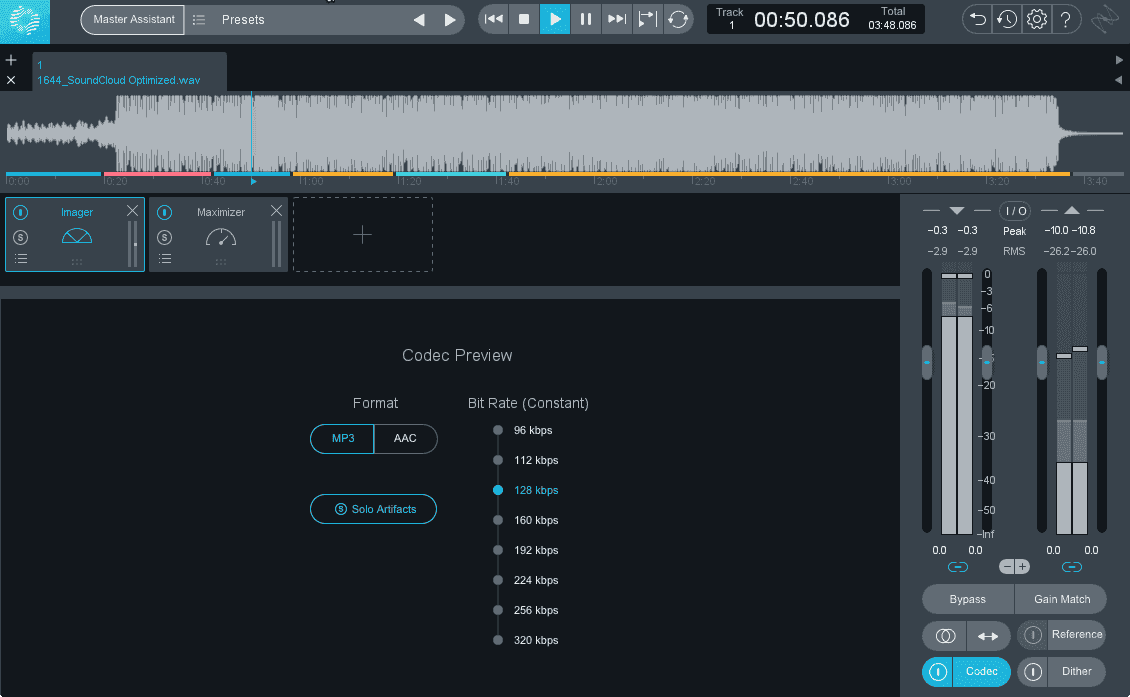 Codec Preview in Ozone 9