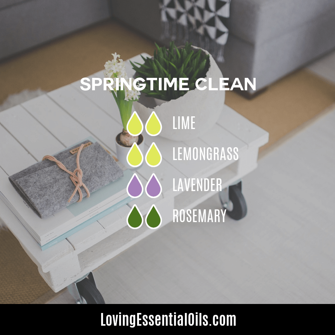 Springtime Clean lemongrass and lavender diffuser blend by Loving Essential Oils
