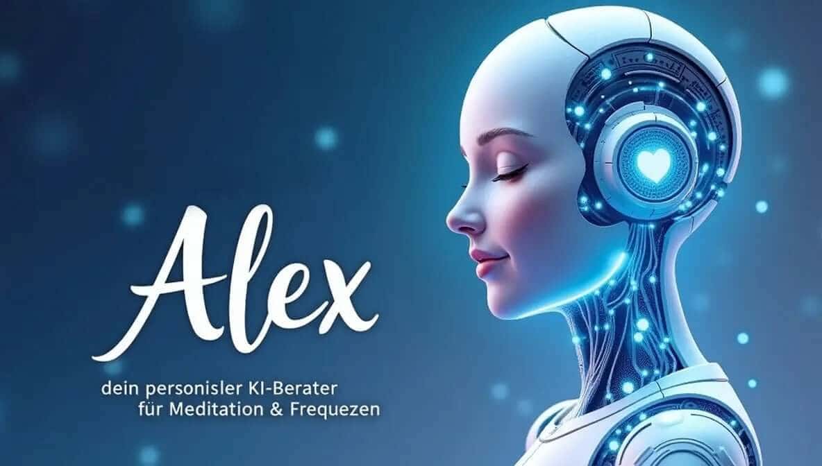 Lerne Alex kennen – deinen persönlichen KI-Berater für Meditation & Frequenzen