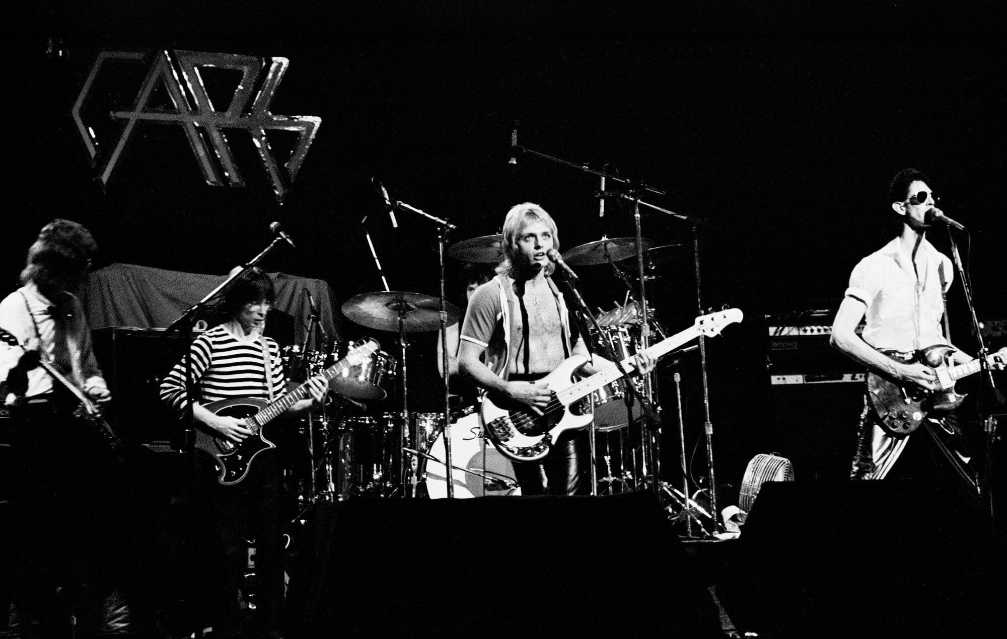 Cars perform onstage at the Palladium, New York, in 1978