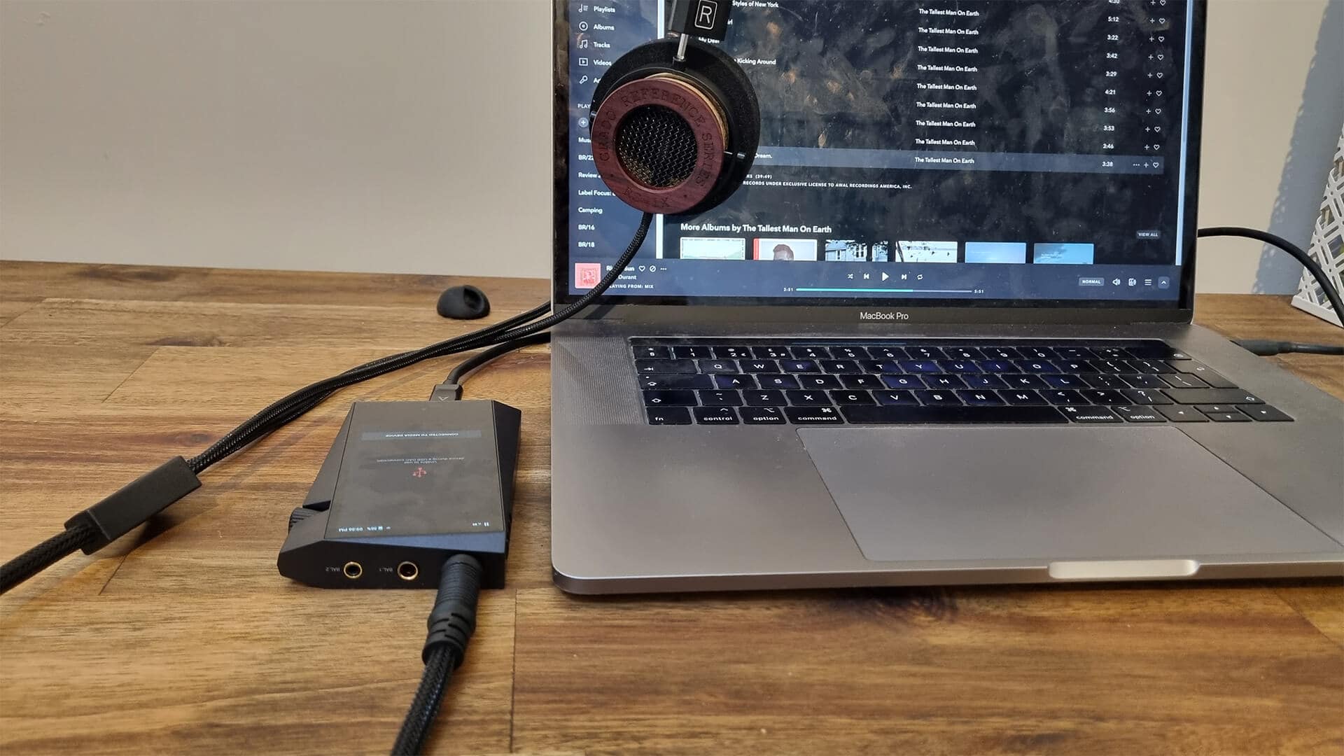 Close-up of Astell & Kern A&norma SR35