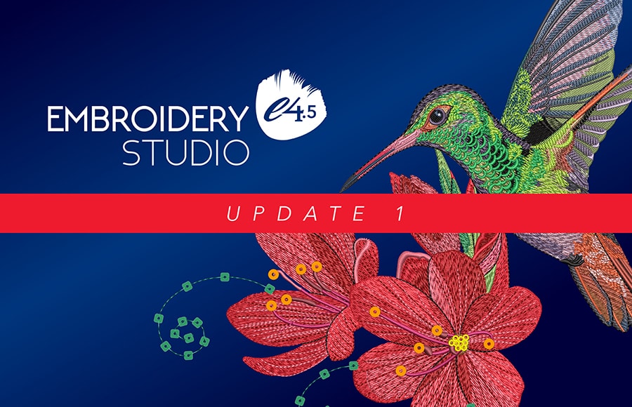 EmbroideryStudio e4.5 update 1