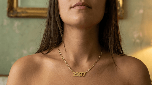  Year Nameplate Necklace