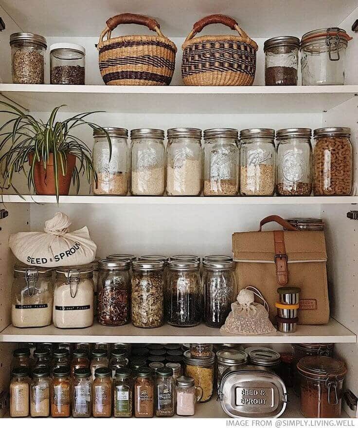 Glass Jars Stylish Ways to Organize Your Kitchen
