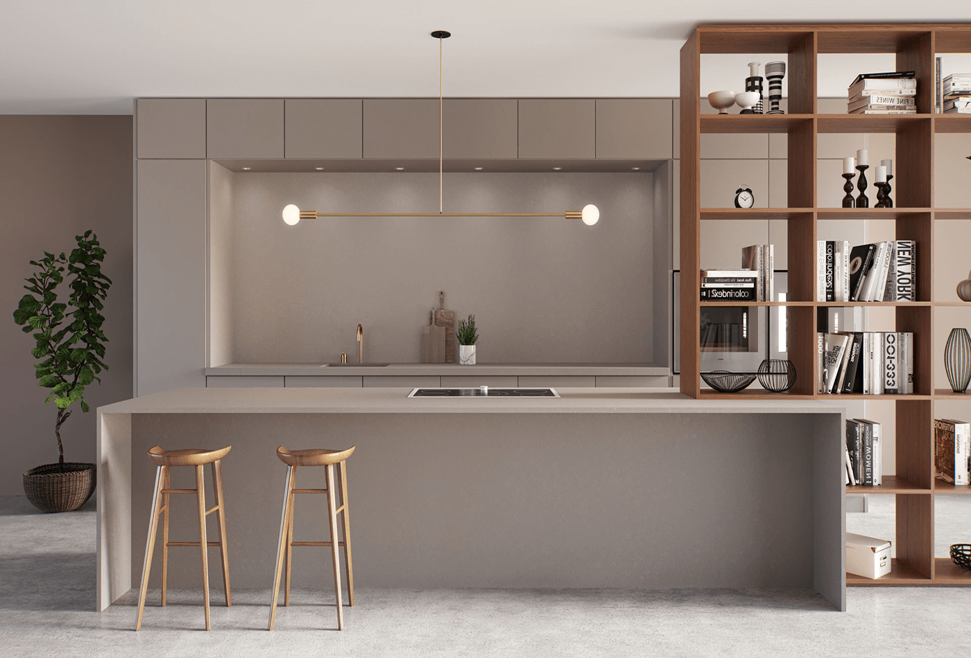 Agger Grey Classico Quartz for the Dramatic Style Kitchen